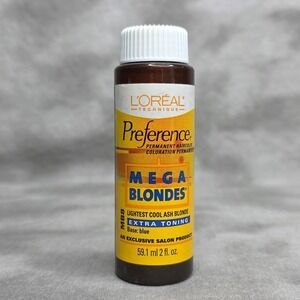 Loreal Preference Mega Blondes MB8 Lightest Cool Ash Blonde - 2 oz